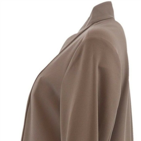 NWT H BY HALSTON CREPE 3/4 SLVE OPEN FRONT JACKET 14 - Picture 6 of 10